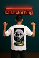 Black Male Premium Cotton T-shirt Einstein "Genius"