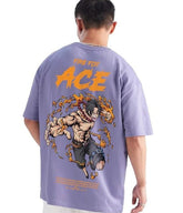 Ace Fighter Premium Cotton Tshirt Light Purple