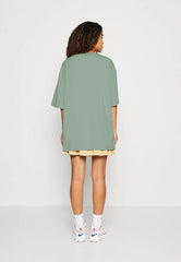 Light Green Female Premium Cotton T-shirt