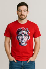 Boys Rad Decked Face Regular Cotton T-shirt